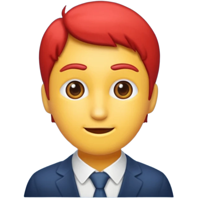 Красный воин мужчина emoji