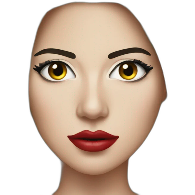 Lady Gaga poker face emoji