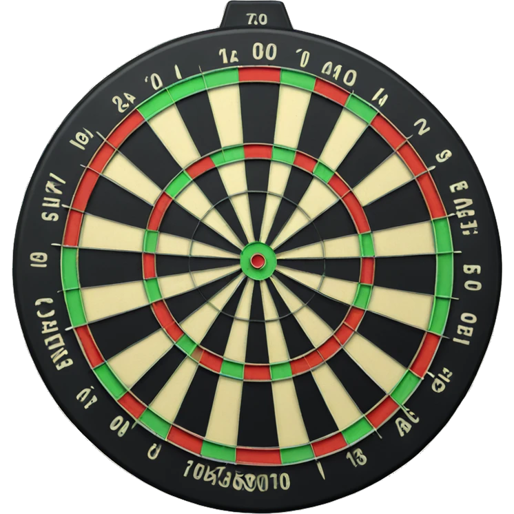 Dart board emoji
