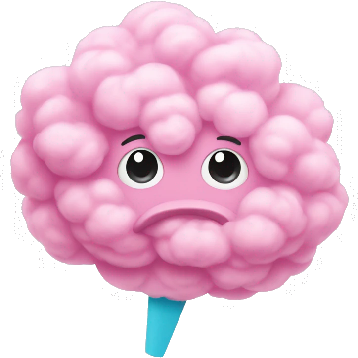 Cotton candy  emoji