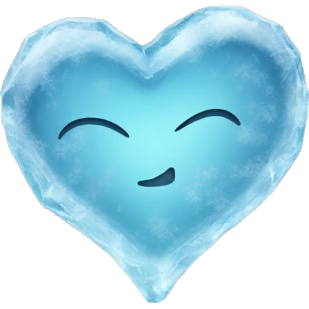 heart in ice emoji