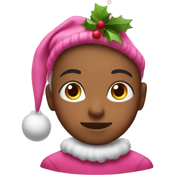 Pink Christmas  emoji