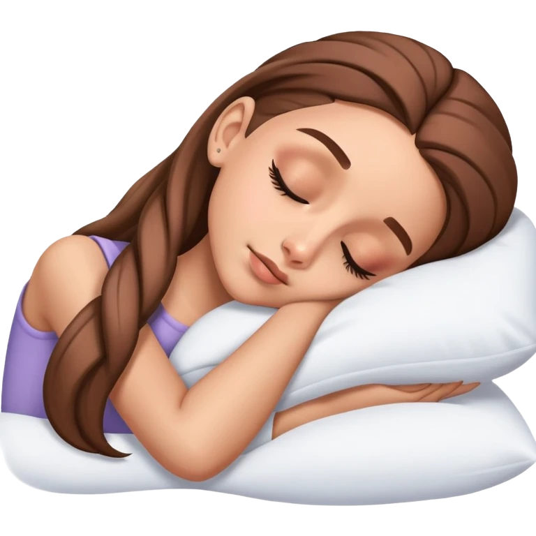 Ariana Grande sleeping emoji