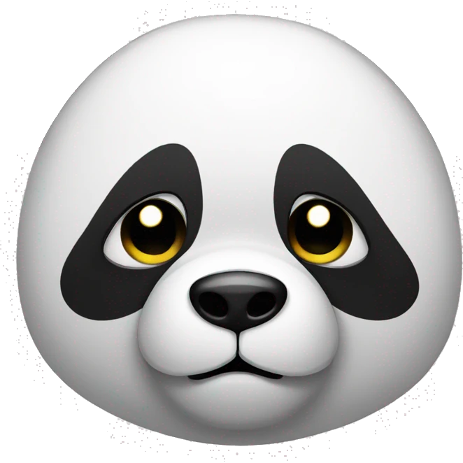 panda feeling sad emoji