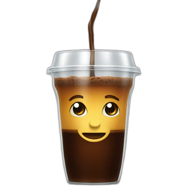 caffine in coffe glass emoji