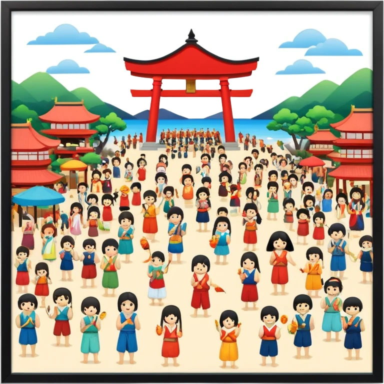 Japanese summer festival emoji