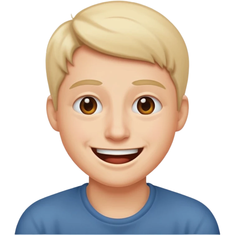 trying not to laugh emoji