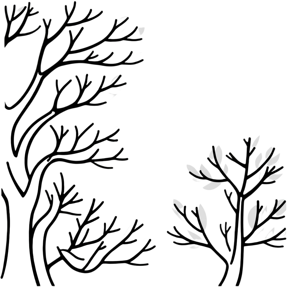 soft breeze blowing through tree branches with visible gentle wind swirls emoji