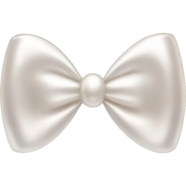 pearl bow emoji