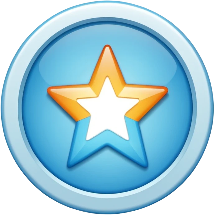 A high-resolution 2D icon of an Instagram-style verified badge. A vibrant light blue rounded-point starburst shape (rosette) with a clean, thick white checkmark in the center.  emoji
