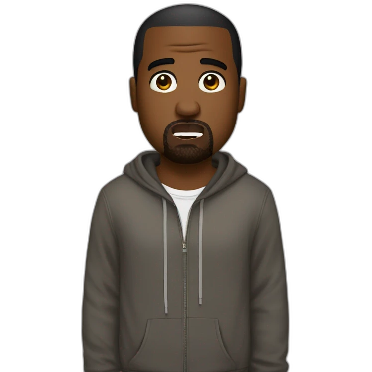 Kanye west has been shocked emoji