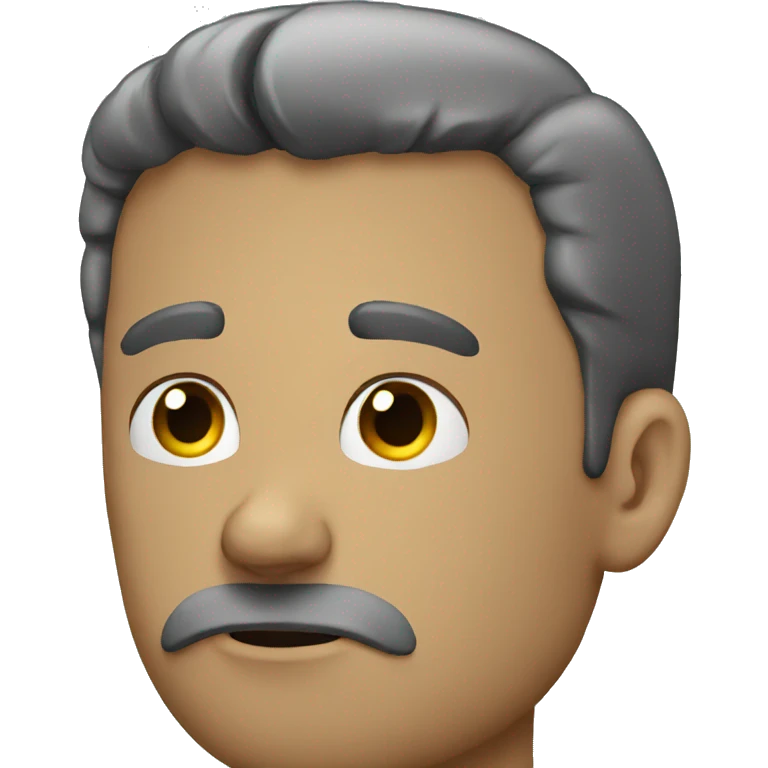 a sad men emoji