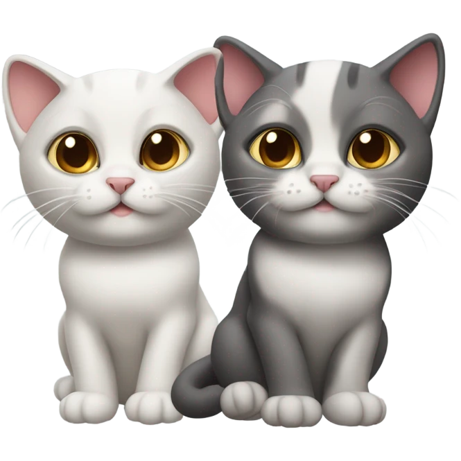 Three headed cat  emoji
