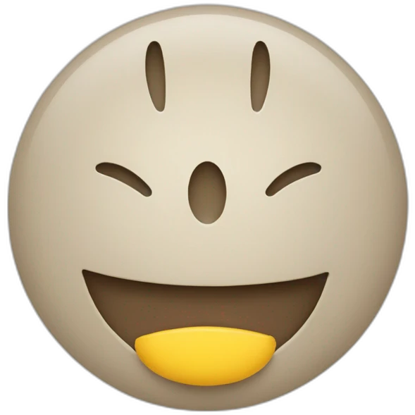Smiley a moitié manger emoji