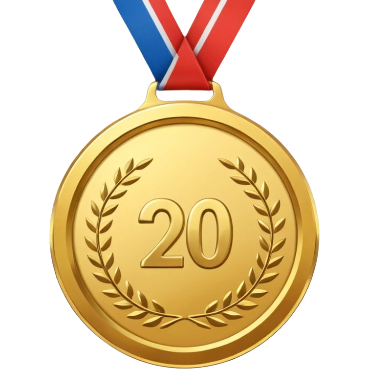 Create a medal which has an inscription "Brocation 2026" in the center of the medal emoji
