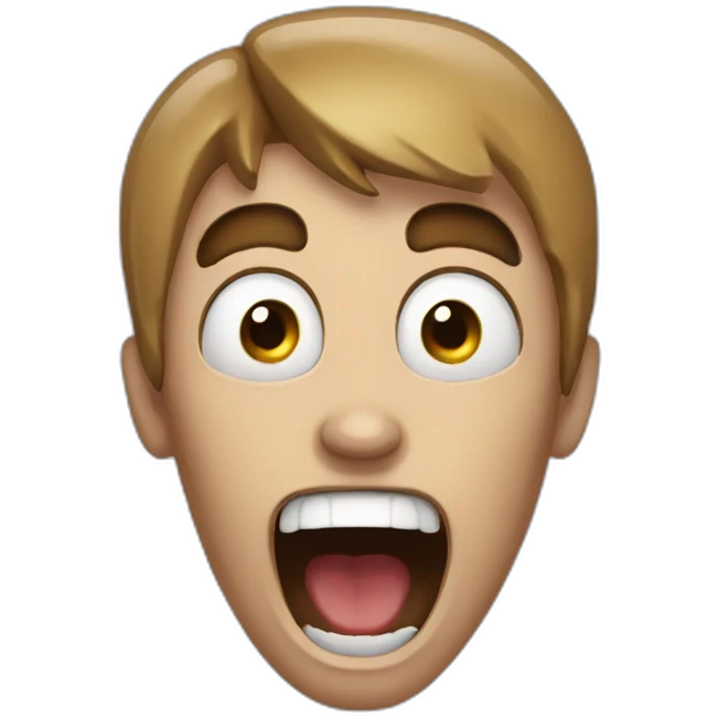 Scream emoji