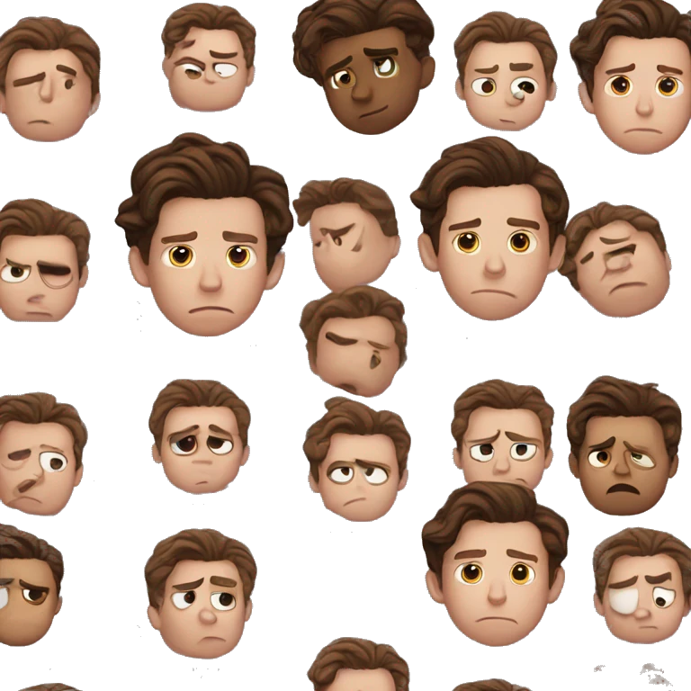 Emoji Tom holland sad emoji