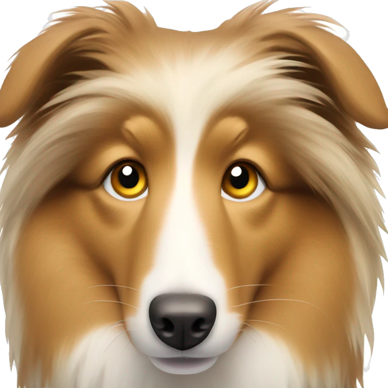 Shetland sheepdog emoji