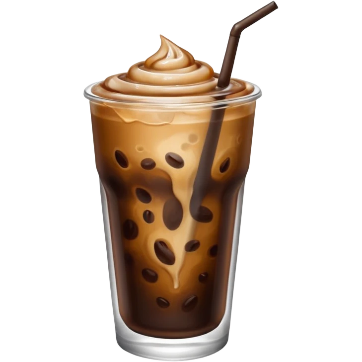 Iced coffee emoji