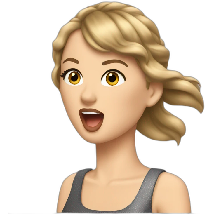 taylor swift singing emoji