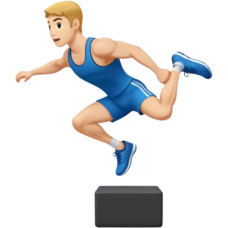 plyo-box-jump exercise side-view emoji