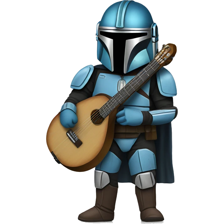 blue mandolorian  fat emoji