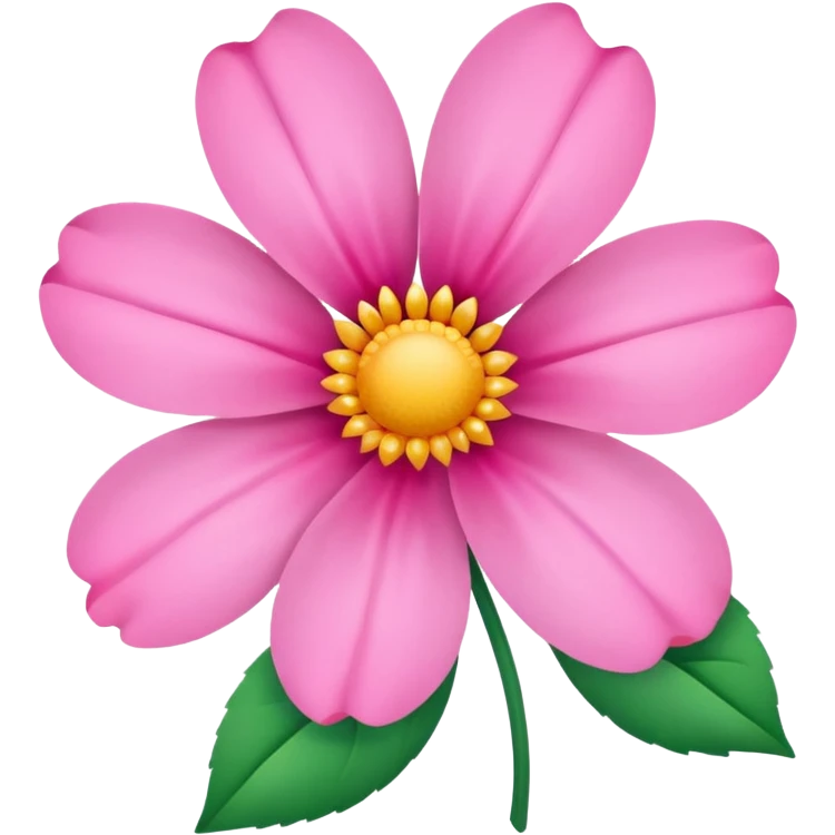 pink flower emoji