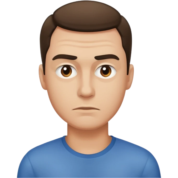 men no moves hand, one raised eyebrow emoji