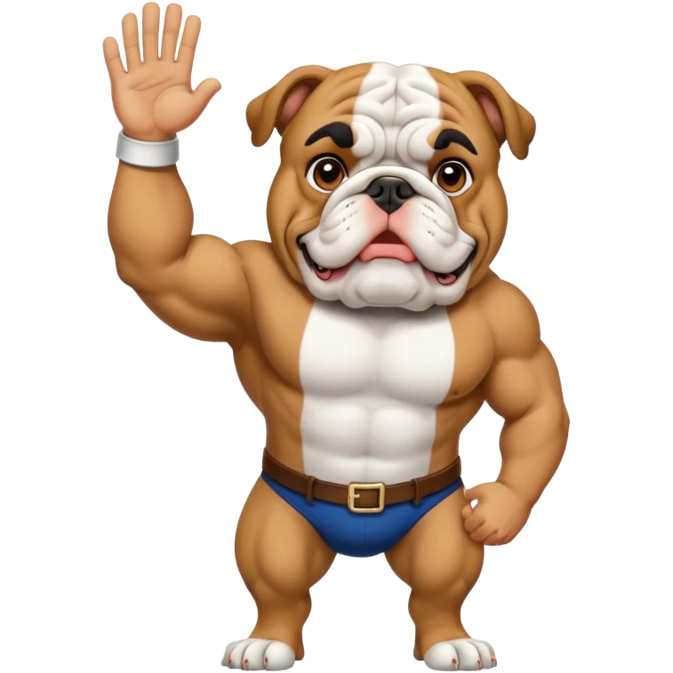 Bulldog salute  emoji