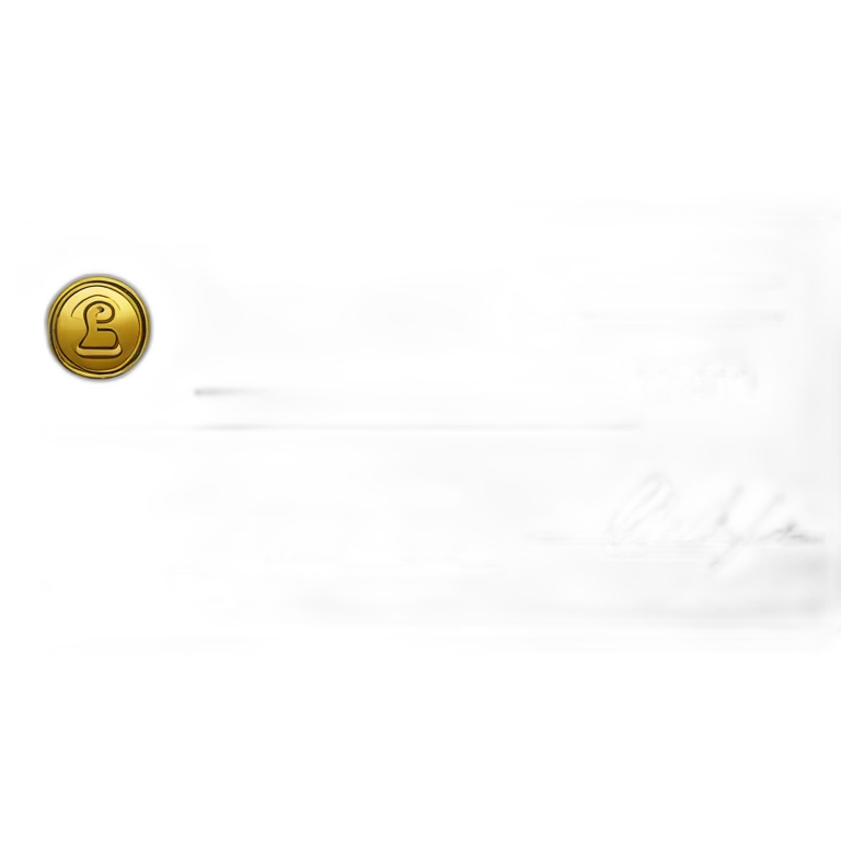 cheque emoji