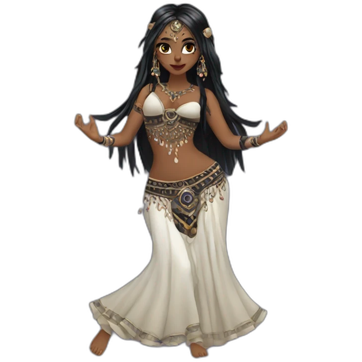 gothic Tribal Style Bellydance emoji