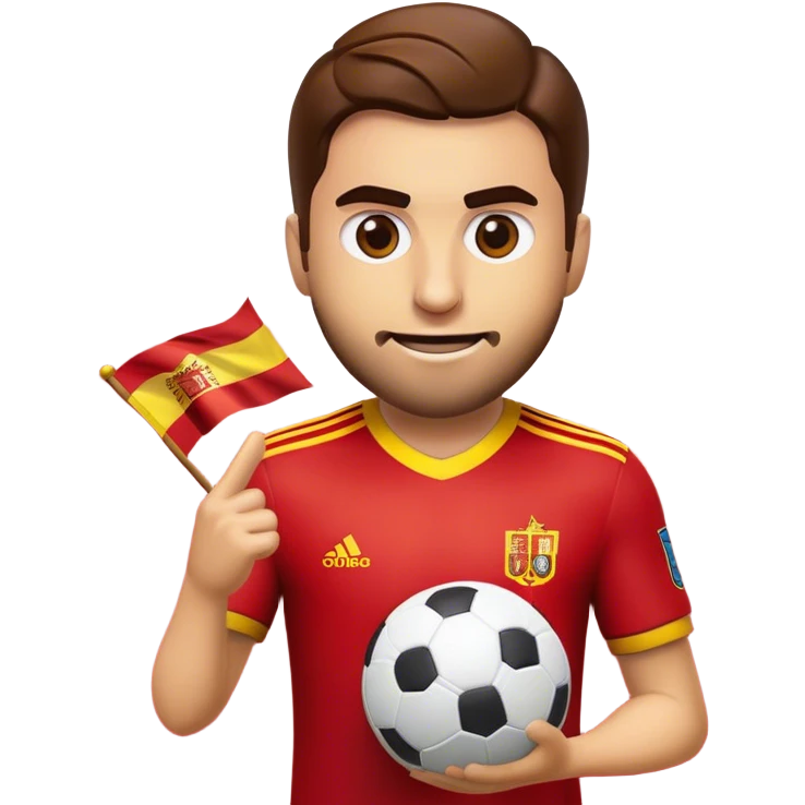 Cinematic Realistic La Liga Pop Culture Emoji, showcasing a dynamic portrayal of Spain's premier football league rendered with lifelike detail and energetic, modern lighting. emoji