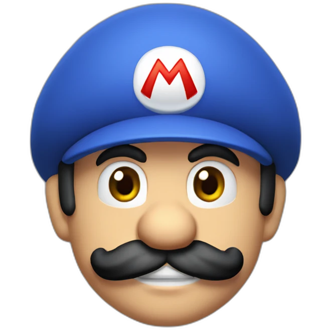 mario bros pensando emoji