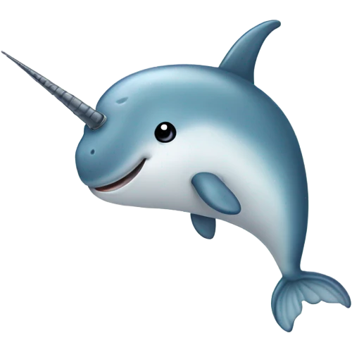 narwhal with hook at the end  emoji