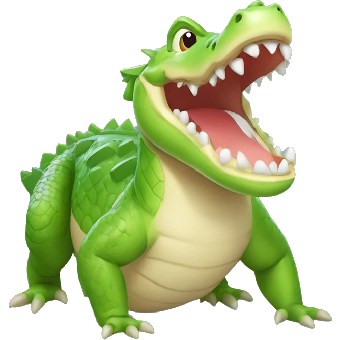 xiansheng harmonious santa crocodile emoji