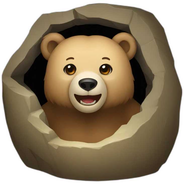 bear cave emoji