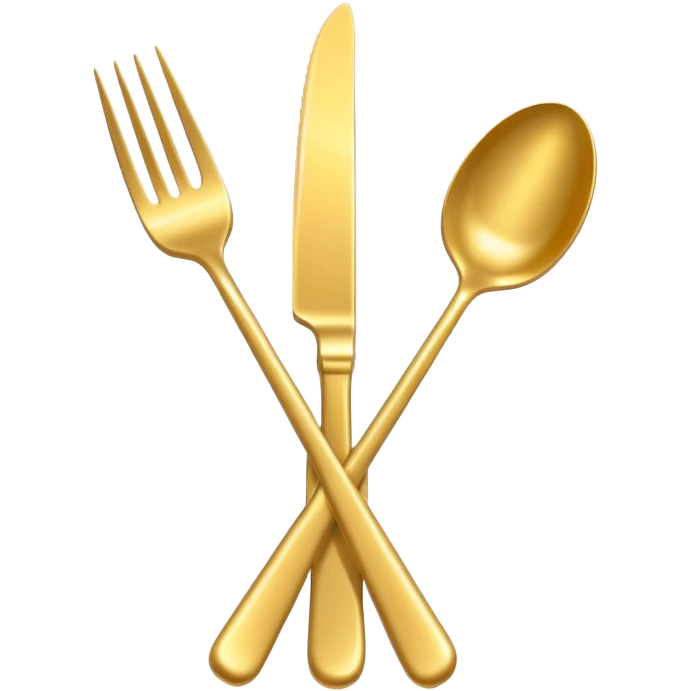 3D icon symbolizing gourmet taste and refined food experience, single object, modern and premium style, soft lighting, clean details, isolated, no background
 emoji