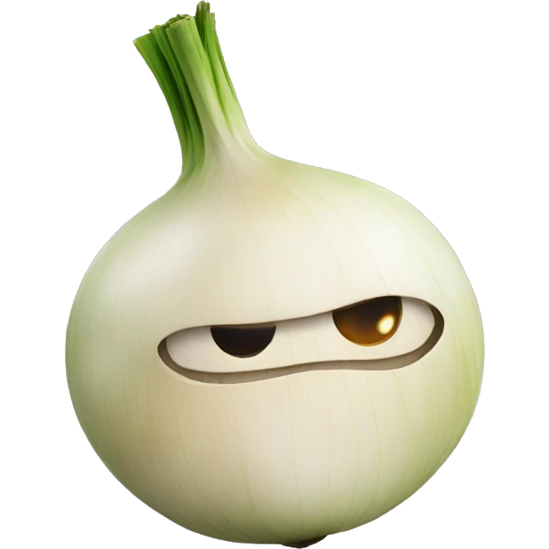 Onion mouth emoji