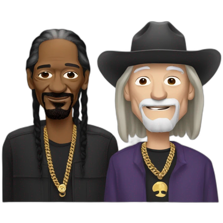 Willie Nelson and Snoop Dogg emoji