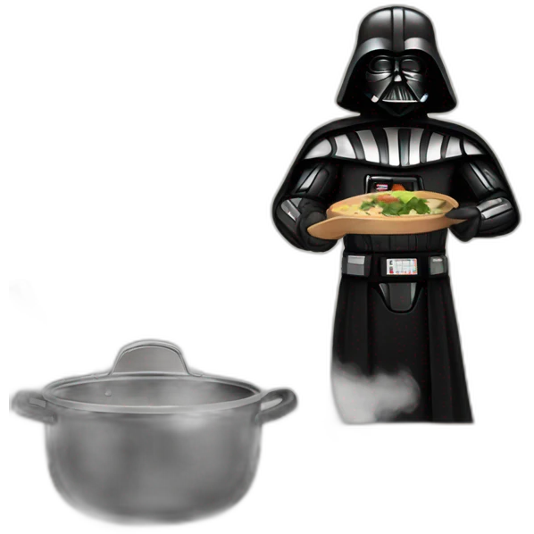 dark vador cooking emoji