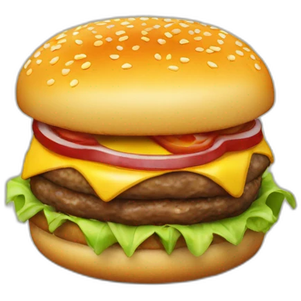 Burger araignée emoji