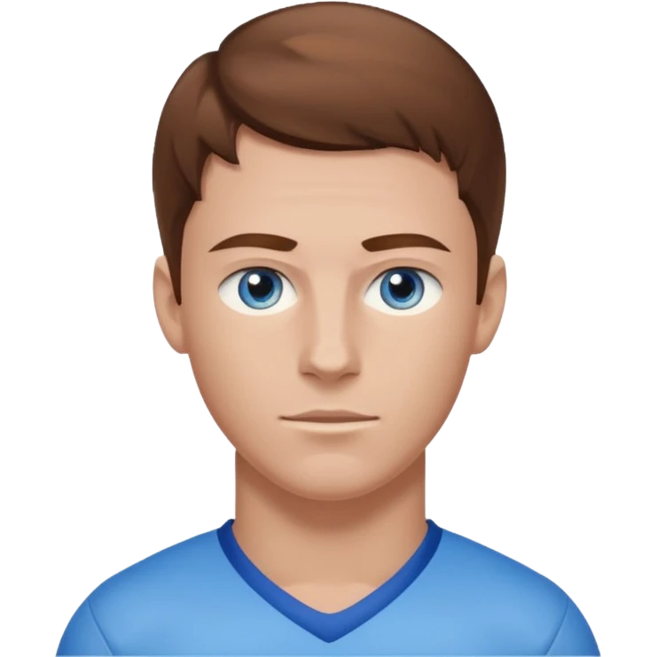 Super Bowl patriots football player number 10 brown hair pale blue eyes emoji