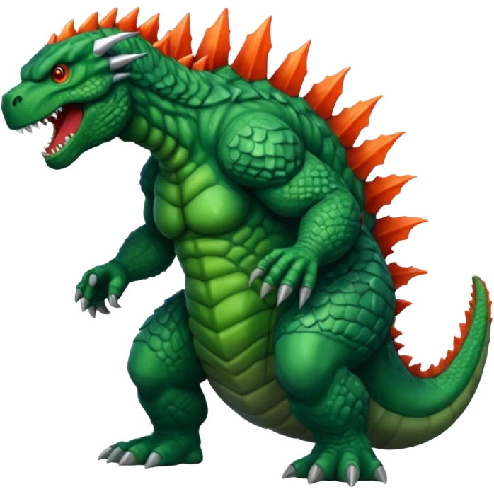 Godzilla evolved emoji