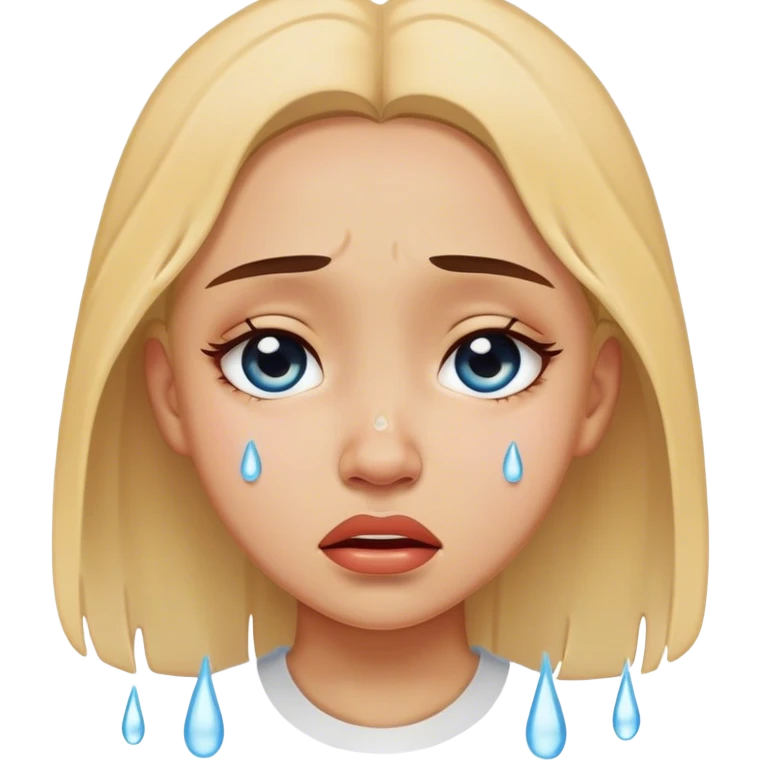girl crying  emoji