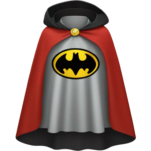 super hero cape emoji