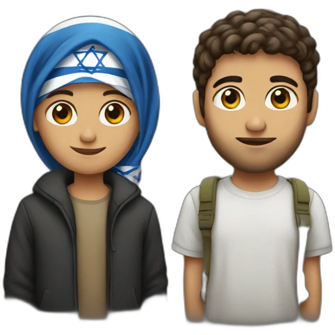 israeli and palestinian emoji