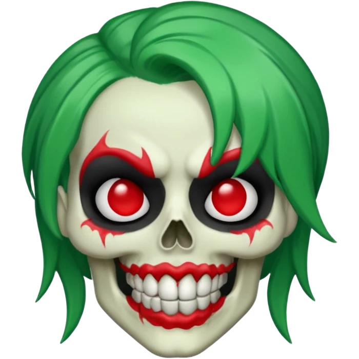 a skull like joker emoji