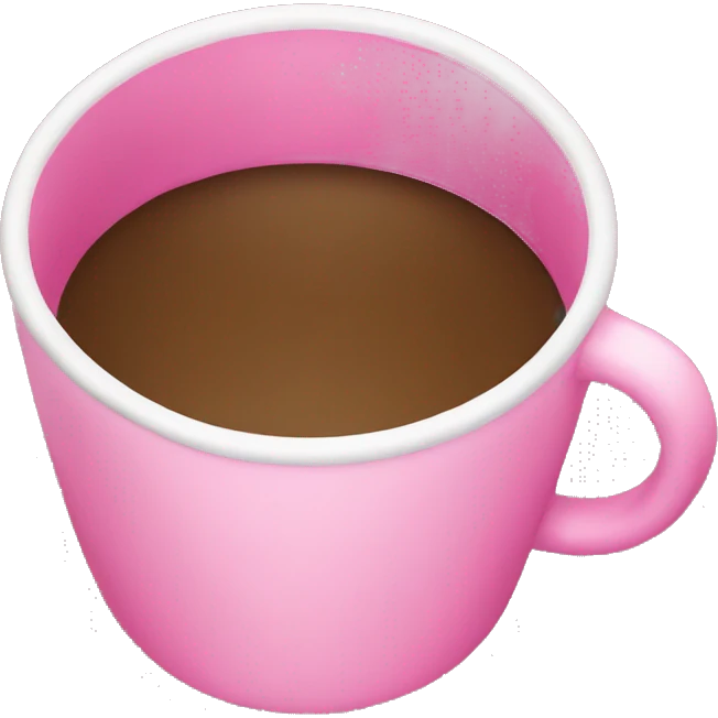 Pink cup emoji