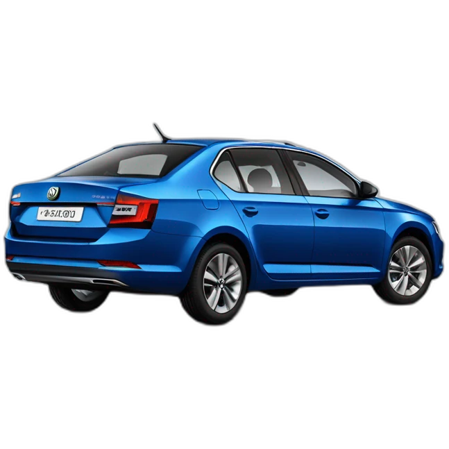 Skoda octavia 2016 ambition metallic blue emoji
