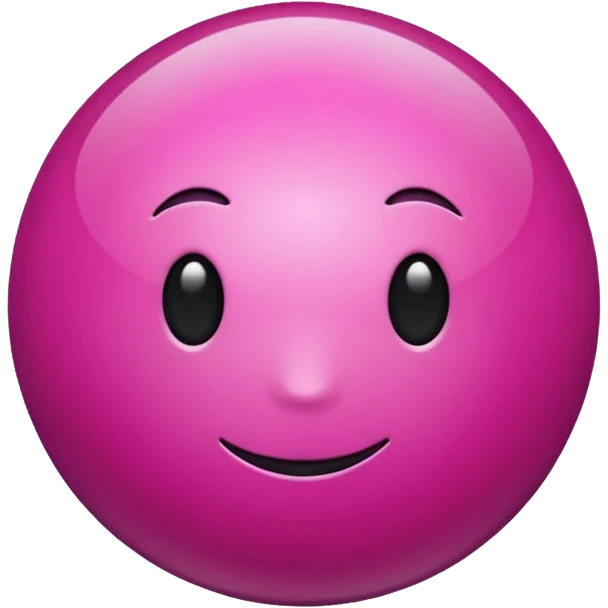 magenta sphere. emoji